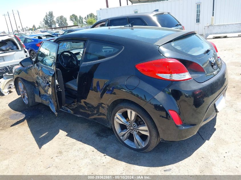 2012 Hyundai Veloster Base W/Gray VIN: KMHTC6AD0CU062645 Lot: 39362881