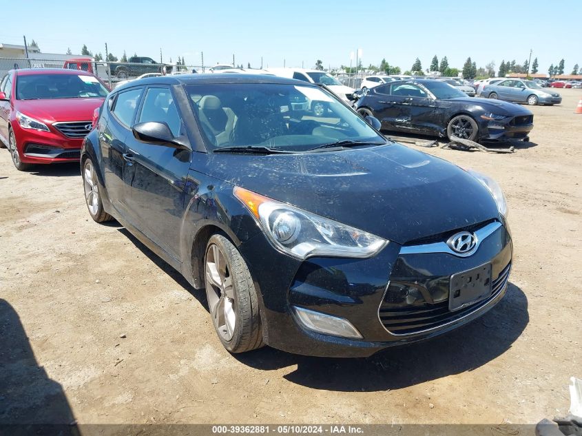 2012 Hyundai Veloster Base W/Gray VIN: KMHTC6AD0CU062645 Lot: 39362881