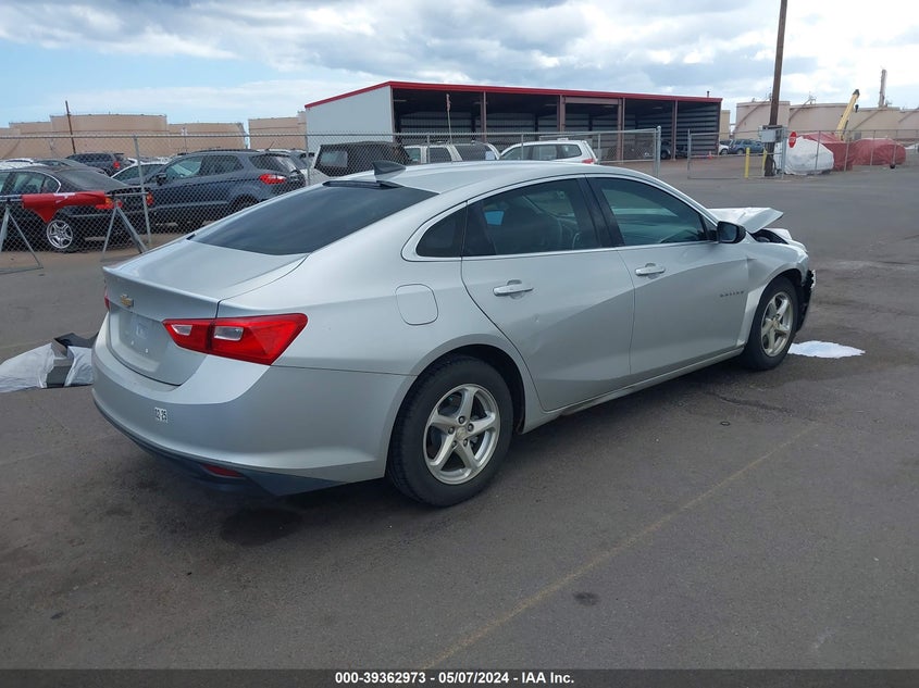 VIN 1G1ZB5ST1JF217599 2018 CHEVROLET MALIBU 1LS