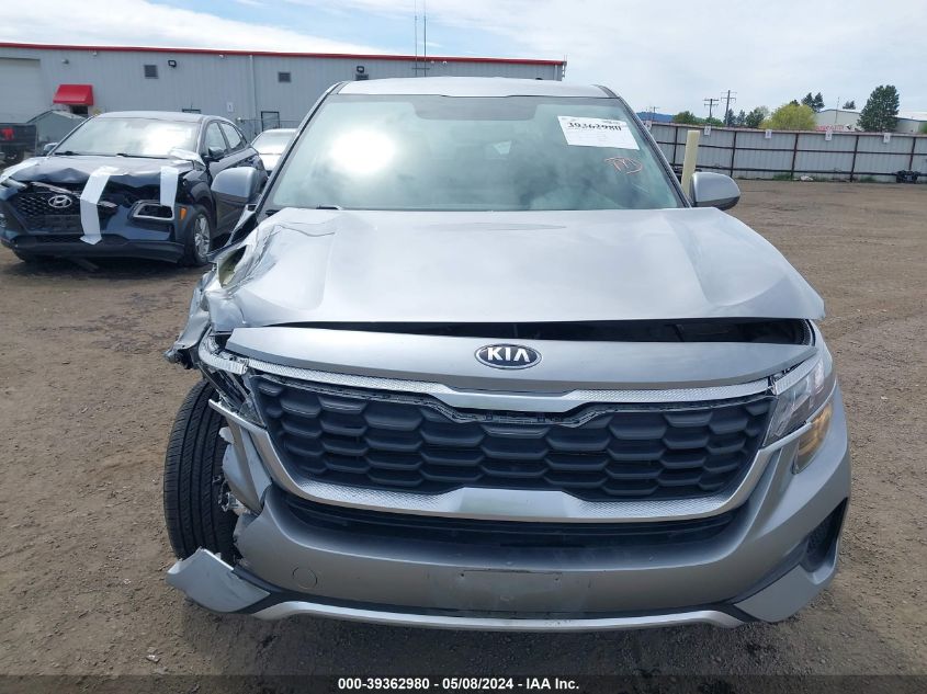 2021 Kia Seltos Lx VIN: KNDEPCAA1M7173923 Lot: 39362980