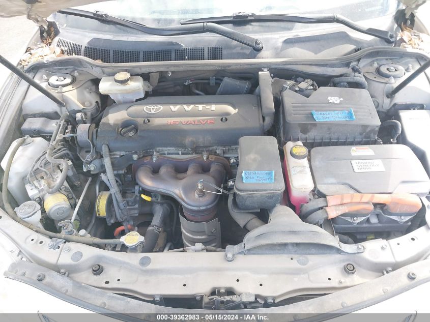 2007 Toyota Camry Hybrid Hybrid VIN: JTNBB46K773040065 Lot: 39362983