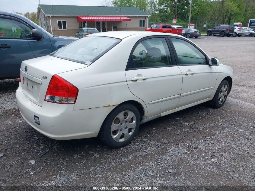 KNAFE122785580200 | 2008 KIA SPECTRA