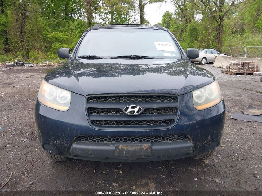 2009 Hyundai Santa Fe Gls VIN: 5NMSG13D59H307637 Lot: 39363220