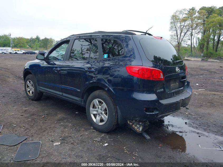 2009 Hyundai Santa Fe Gls VIN: 5NMSG13D59H307637 Lot: 39363220