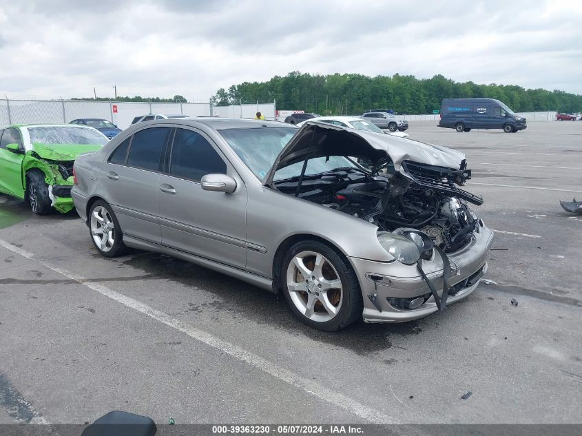 2007 Mercedes-Benz C 230 Sport VIN: WDBRF52HX7F916597 Lot: 39363230