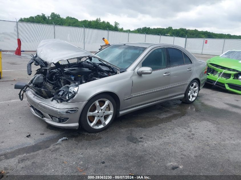 2007 Mercedes-Benz C 230 Sport VIN: WDBRF52HX7F916597 Lot: 39363230