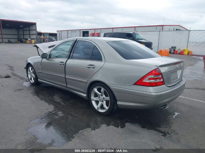 2007 Mercedes-Benz C 230 Sport VIN: WDBRF52HX7F916597 Lot: 39363230