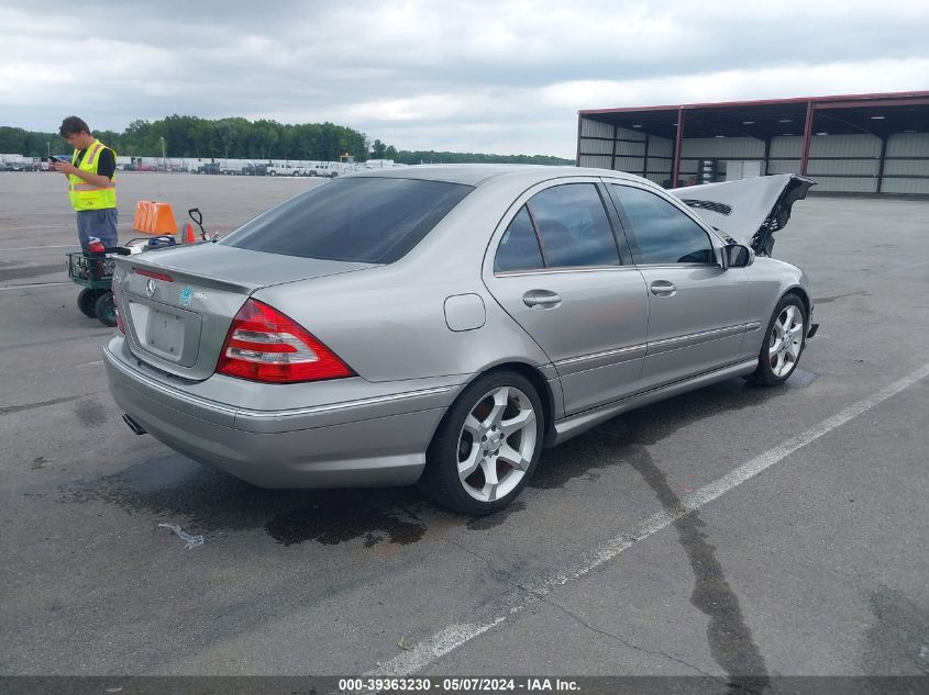 2007 Mercedes-Benz C 230 Sport VIN: WDBRF52HX7F916597 Lot: 39363230