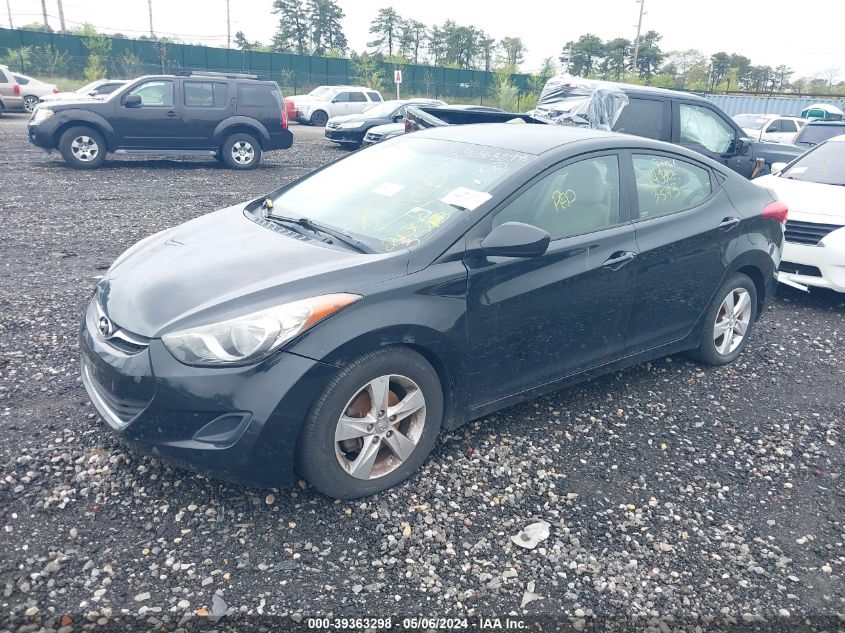 2013 Hyundai Elantra Gls VIN: 5NPDH4AE7DH286370 Lot: 39363298