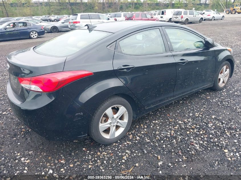 2013 Hyundai Elantra Gls VIN: 5NPDH4AE7DH286370 Lot: 39363298