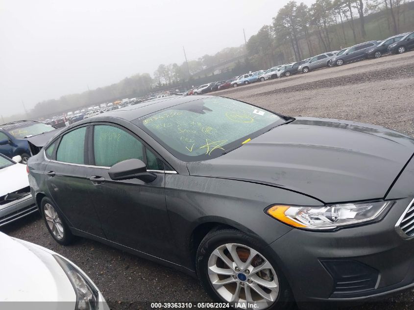 2020 Ford Fusion Se VIN: 3FA6P0HD2LR183151 Lot: 39363310