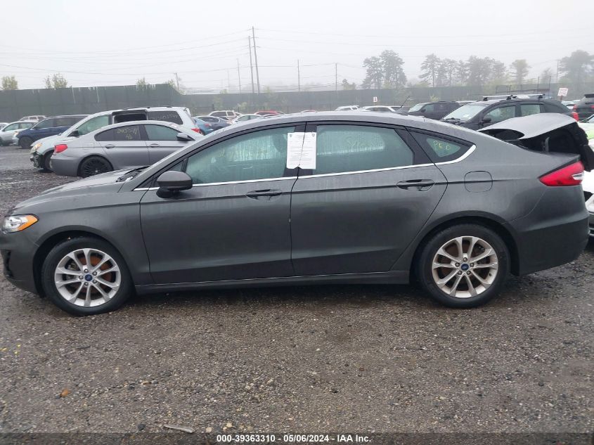 2020 Ford Fusion Se VIN: 3FA6P0HD2LR183151 Lot: 39363310