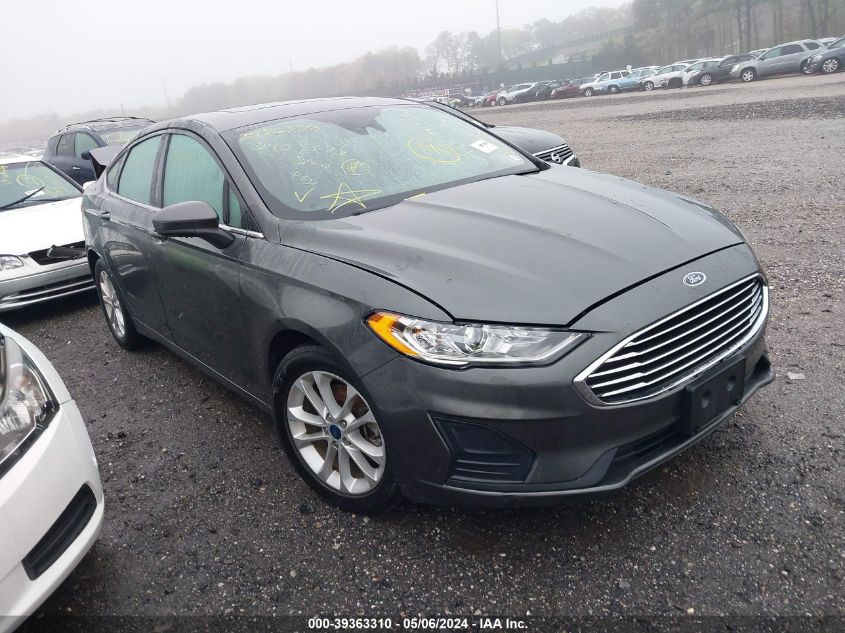 2020 Ford Fusion Se VIN: 3FA6P0HD2LR183151 Lot: 39363310