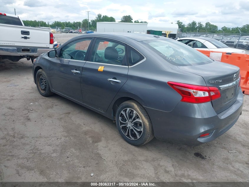 VIN 3N1AB7AP8HL684591 2017 NISSAN SENTRA SV