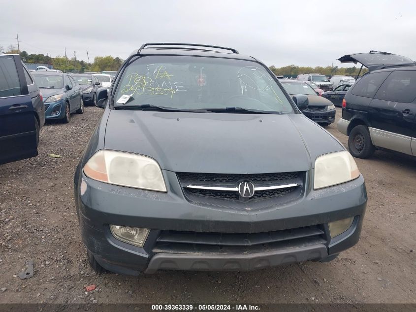 2003 Acura Mdx VIN: 2HNYD182X3H545975 Lot: 39363339