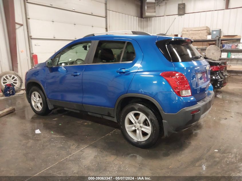 2016 Chevrolet Trax Lt VIN: KL7CJPSB5GB649807 Lot: 39363347