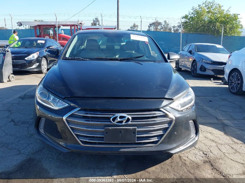 2017 Hyundai Elantra Limited VIN: KMHD84LF0HU105378 Lot: 39363353