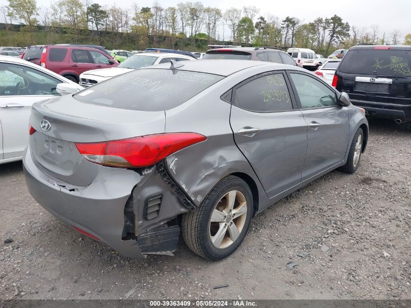 2013 Hyundai Elantra Gls VIN: KMHDH4AEXDU916576 Lot: 39363409