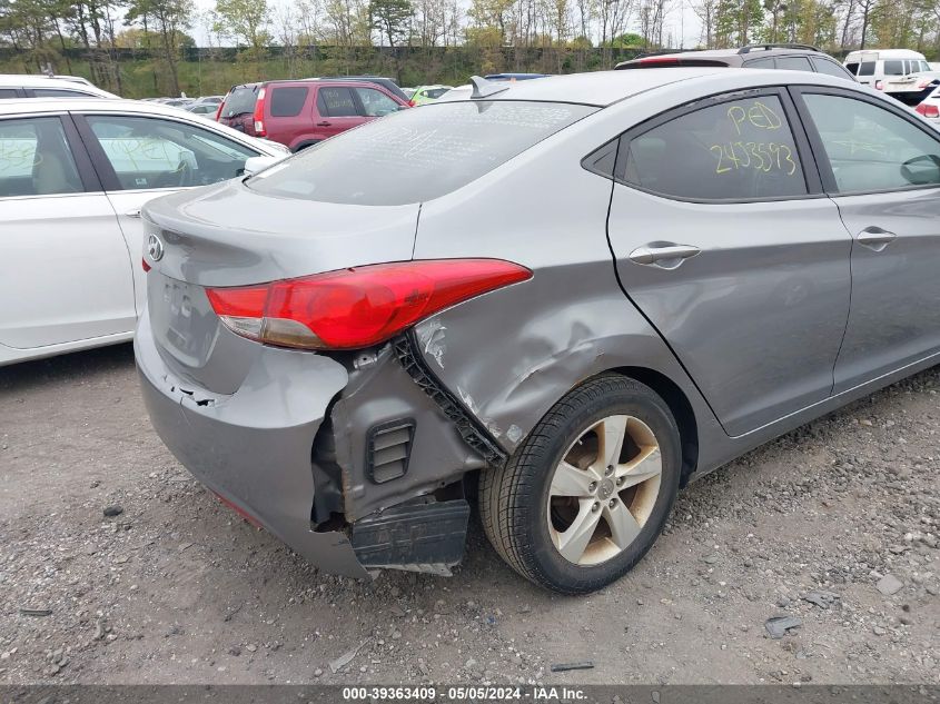 2013 Hyundai Elantra Gls VIN: KMHDH4AEXDU916576 Lot: 39363409