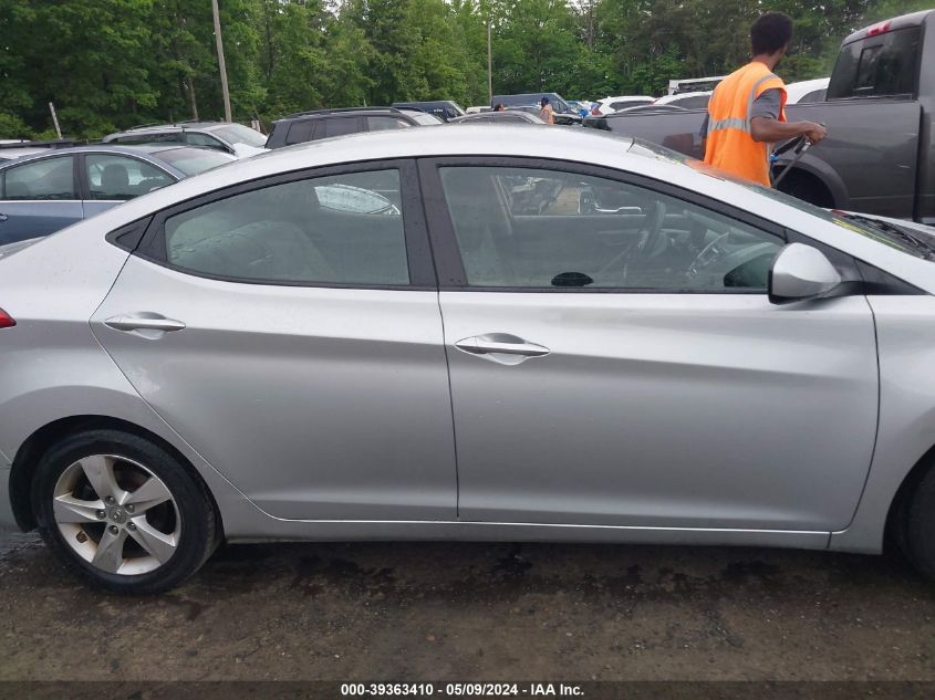 2013 Hyundai Elantra Gls VIN: 5NPDH4AE5DH220058 Lot: 39363410