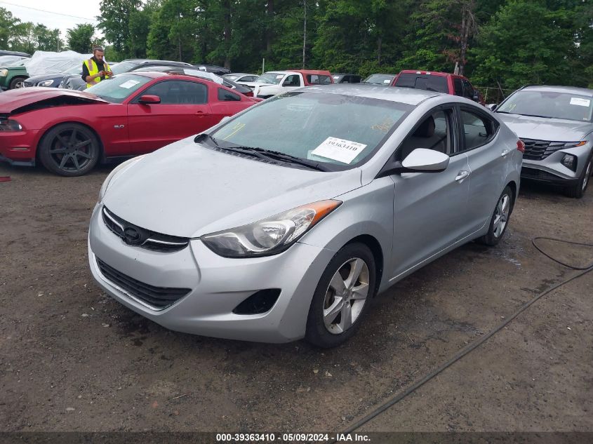 2013 Hyundai Elantra Gls VIN: 5NPDH4AE5DH220058 Lot: 39363410