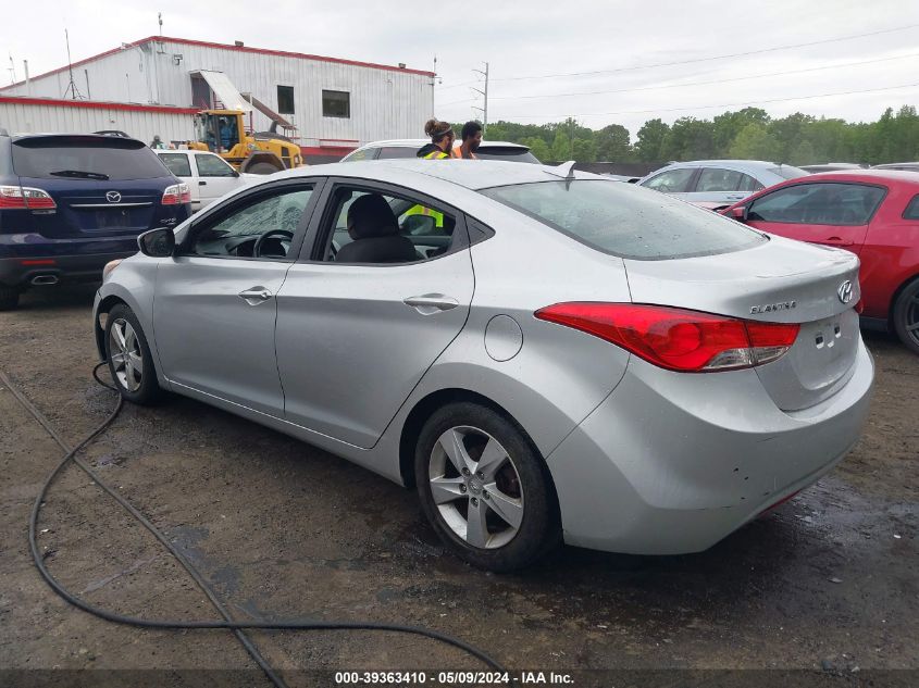 2013 Hyundai Elantra Gls VIN: 5NPDH4AE5DH220058 Lot: 39363410