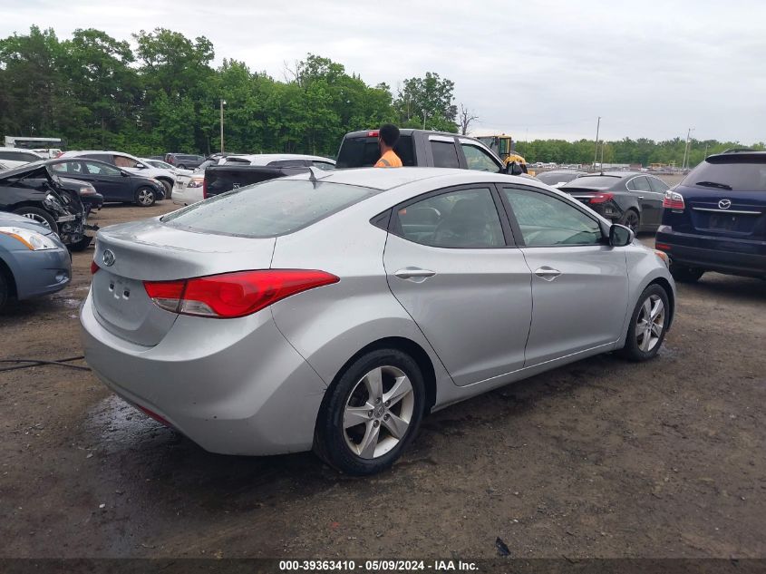 2013 Hyundai Elantra Gls VIN: 5NPDH4AE5DH220058 Lot: 39363410