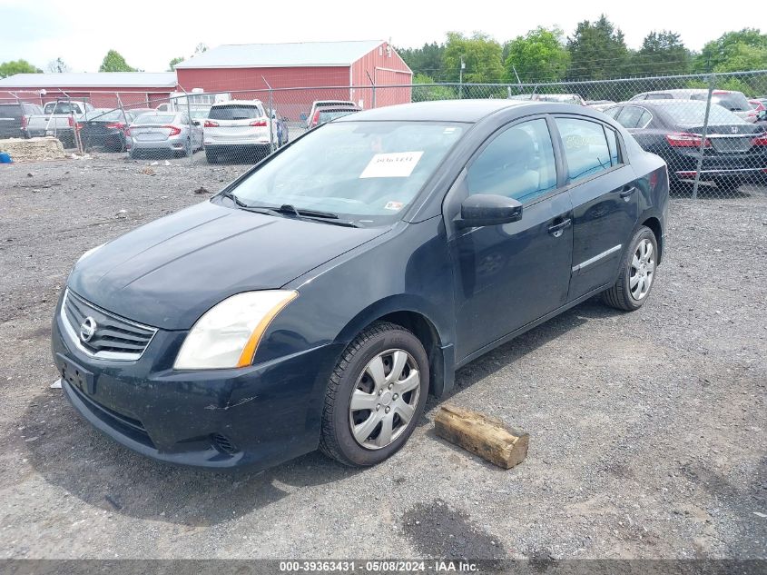 2010 Nissan Sentra 2.0S VIN: 3N1AB6AP0AL601560 Lot: 39363431