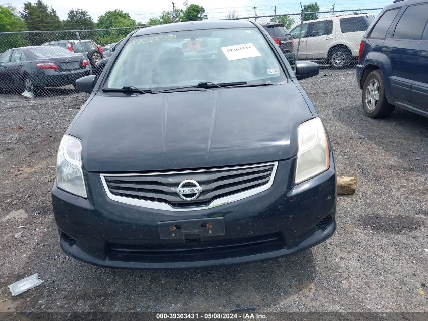 2010 Nissan Sentra 2.0S VIN: 3N1AB6AP0AL601560 Lot: 39363431