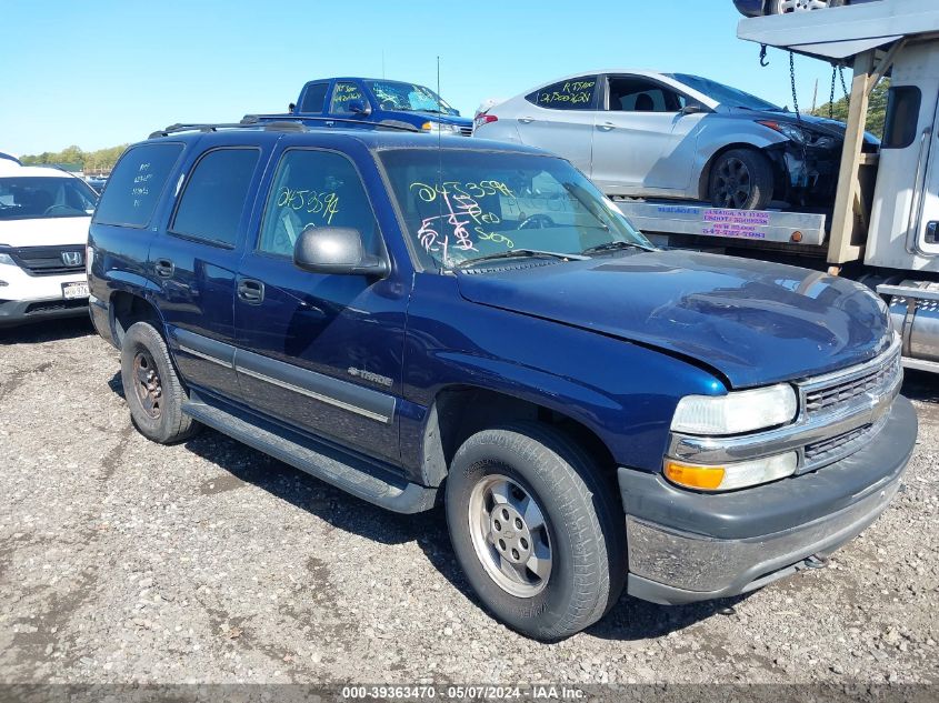 2002 Chevrolet Tahoe Ls VIN: 1GNEK13V32R280290 Lot: 39363470