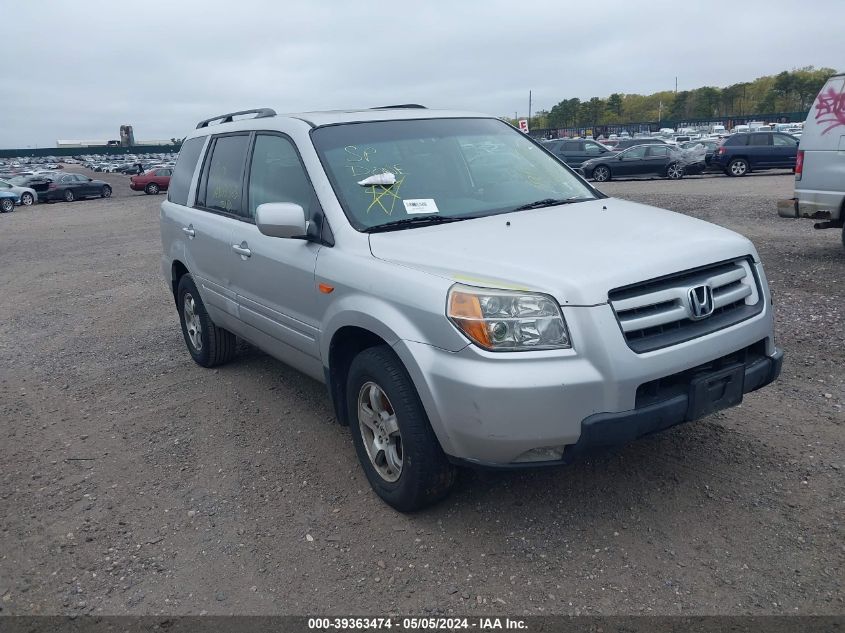 2006 Honda Pilot Ex-L VIN: 2HKYF18596H558559 Lot: 39363474