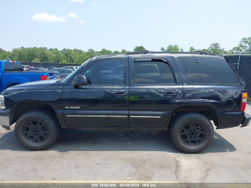 2001 Chevrolet Tahoe Lt VIN: 1GNEC13T41J135901 Lot: 39363490