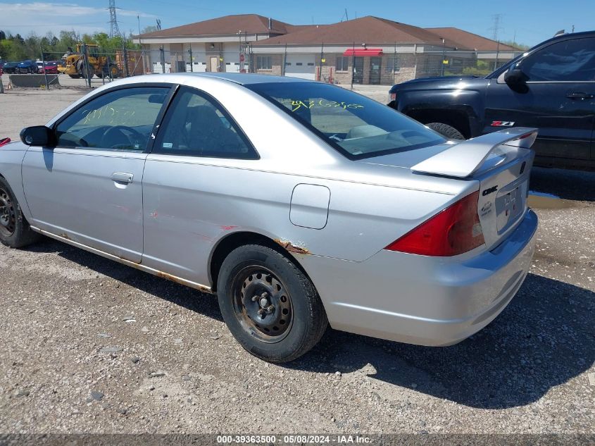 2002 Honda Civic Lx VIN: 1HGEM22502L020444 Lot: 39363500