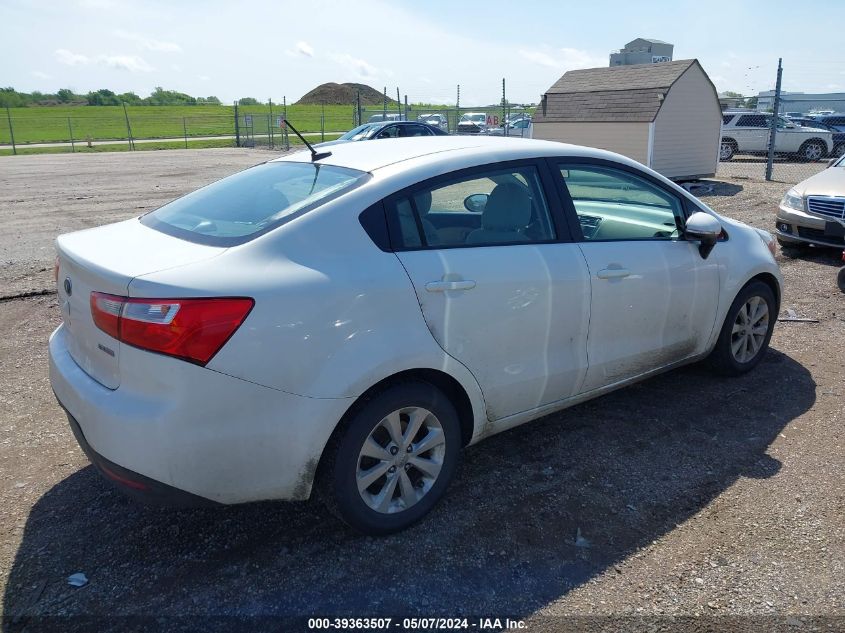 2013 Kia Rio Ex VIN: KNADN4A32D6123169 Lot: 39363507