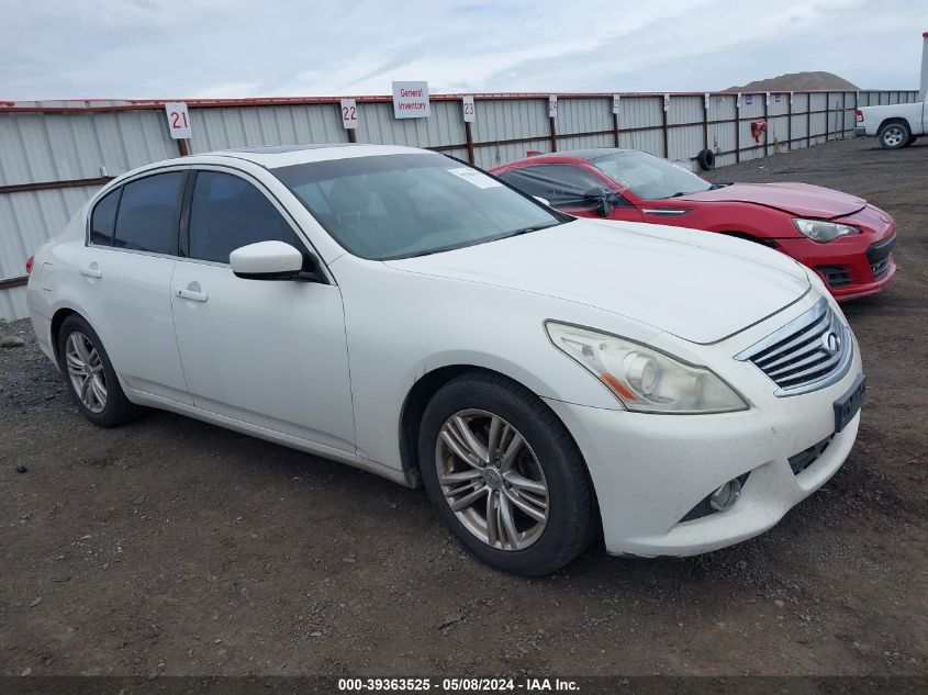 2010 Infiniti G37 Journey VIN: JN1CV6AP3AM204558 Lot: 39363525