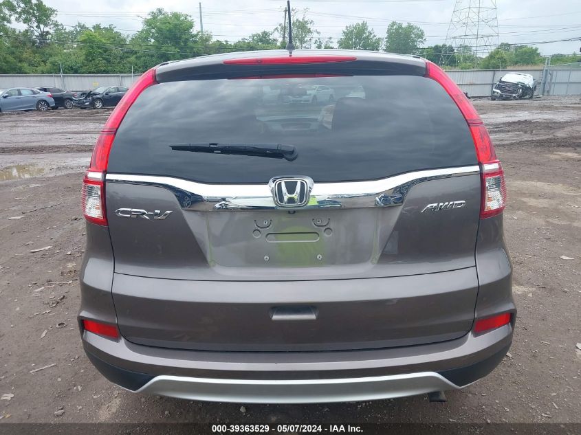 2016 Honda Cr-V Ex VIN: 2HKRM4H53GH721865 Lot: 39363529