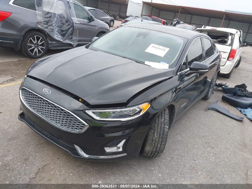 2019 Ford Fusion Hybrid Titanium VIN: 3FA6P0RU3KR223864 Lot: 39363531