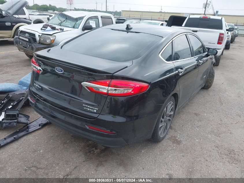 2019 Ford Fusion Hybrid Titanium VIN: 3FA6P0RU3KR223864 Lot: 39363531