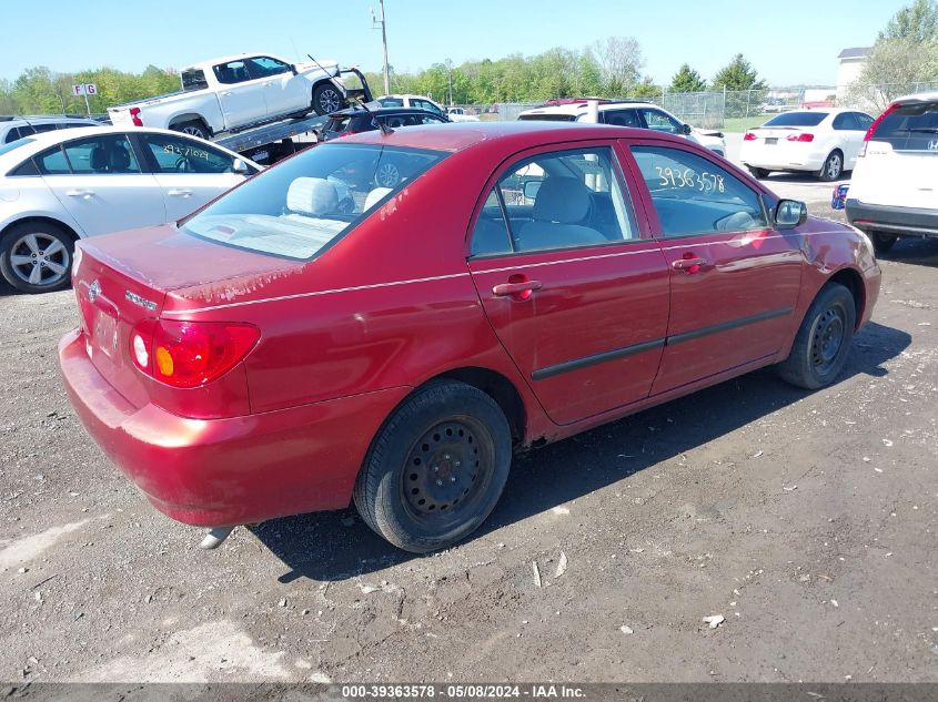 2003 Toyota Corolla Ce VIN: 2T1BR32E43C161115 Lot: 39363578