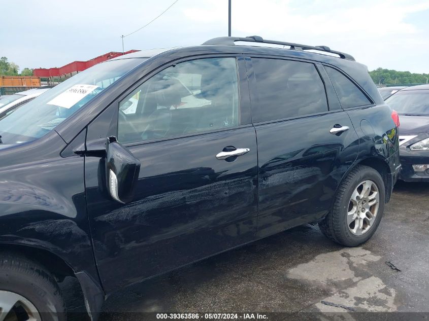 2009 Acura Mdx Technology Package VIN: 2HNYD28489H532139 Lot: 39363586