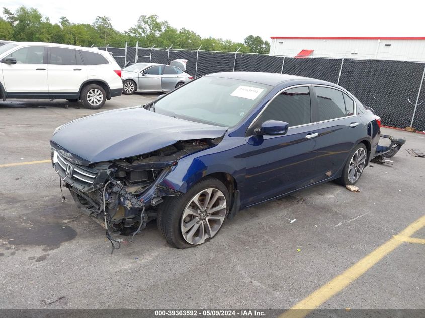 2015 Honda Accord Sport VIN: 1HGCR2F51FA224285 Lot: 39363592