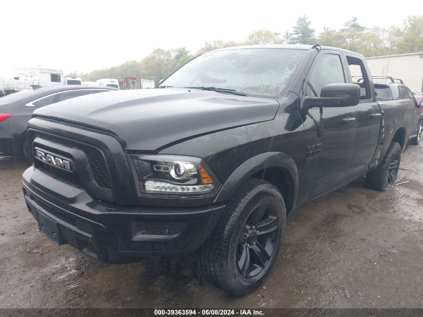 2021 Ram 1500 Classic Warlock Quad Cab 4X4 6'4 Box VIN: 1C6RR7GG6MS569431 Lot: 39363594