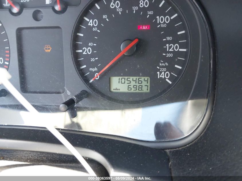 2002 Volkswagen Golf Gls Tdi VIN: 9BWGP61J724042526 Lot: 39363597