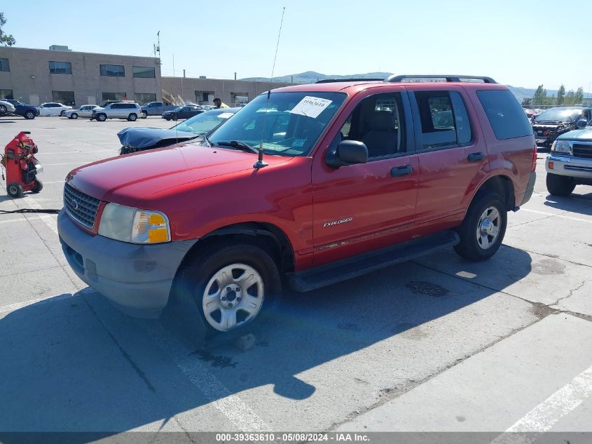 2002 Ford Explorer Xls VIN: 1FMZU72K92ZC74620 Lot: 39363610