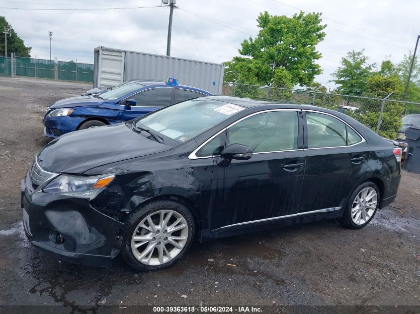 2010 Lexus Hs 250H Premium VIN: JTHBB1BA2A2037649 Lot: 39363618