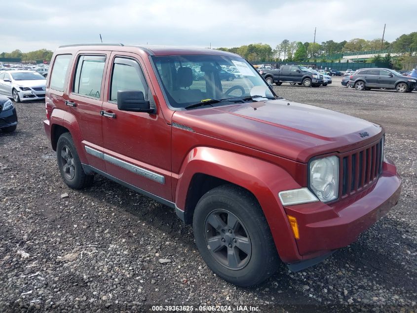 2008 Jeep Liberty Sport VIN: 1J8GN28K28W281463 Lot: 39363625