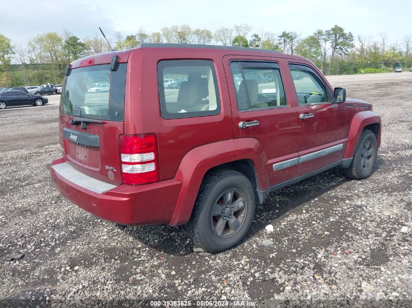 2008 Jeep Liberty Sport VIN: 1J8GN28K28W281463 Lot: 39363625