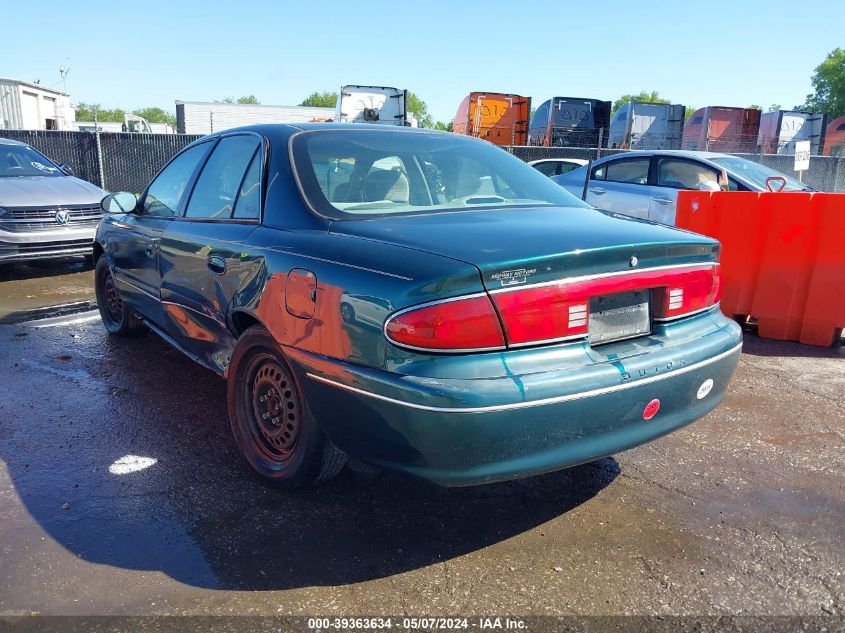 1998 Buick Century Custom VIN: 2G4WS52M6W1592370 Lot: 39363634