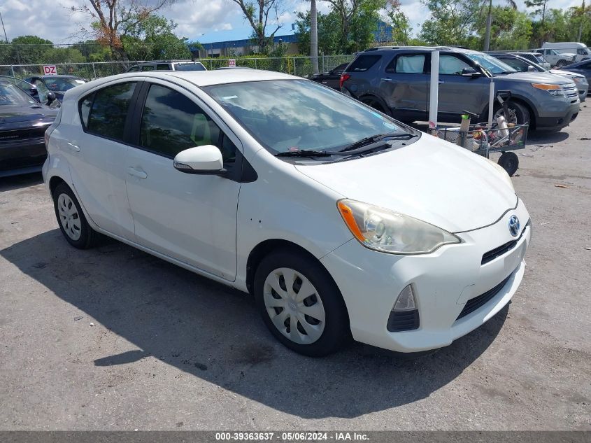 JTDKDTB3XD1540011 | 2013 TOYOTA PRIUS C