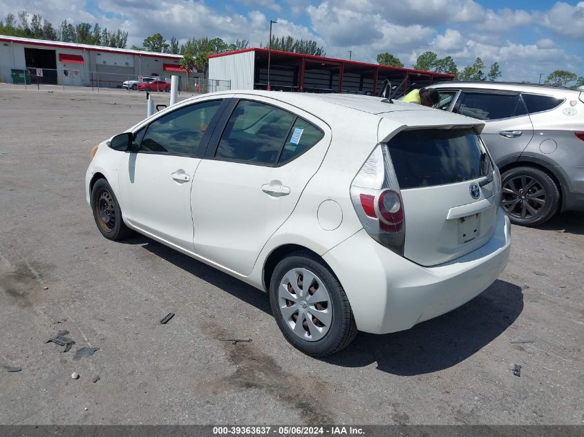 JTDKDTB3XD1540011 | 2013 TOYOTA PRIUS C